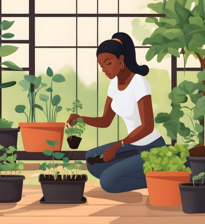 Organic home gardening